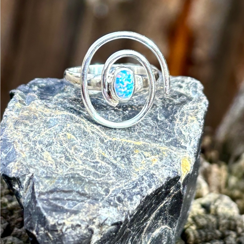 Fire Opal Ring - image 7